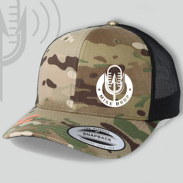 Mike Drop Trucker Hat - Camo