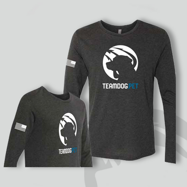 Team Dog Long Sleeve Shirt - Charcoal