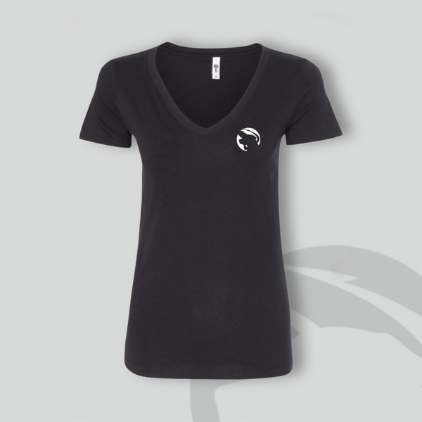 Team Dog Women’s V-Neck - Black